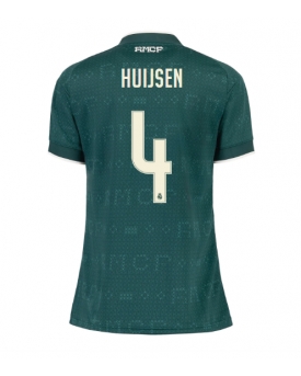Real Madrid Dean Huijsen #4 Maglia Gara Trasferta Repliche 2026-27 Donna Maniche Corte Real Madrid Dean Huijsen #4 Maglia Gara Trasferta Repliche 2026-27 Donna Maniche Corte